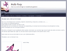 Tablet Screenshot of malle-pietje.com